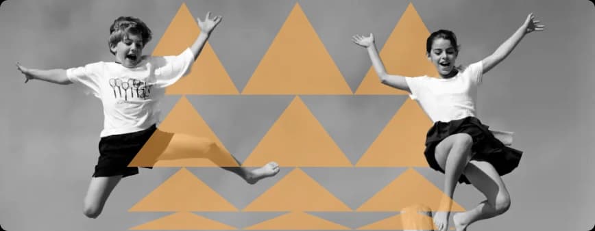 Kids jumping for joy because integrations are easy with Jump